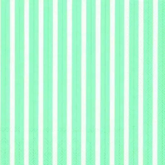 IHR-Stripes Again Turquoise Napkin-30235946