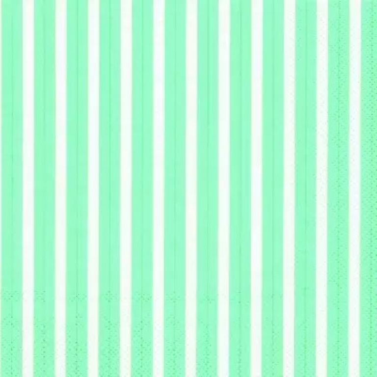 IHR-Stripes Again Turquoise Napkin-30235946