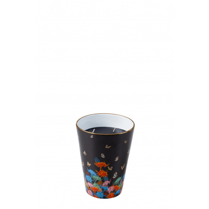 Mi Su Deco-Butterfly Black Porcelain Candle L-30235762