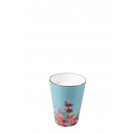 Mi Su Deco-Butterfly Turquoise Porcelain Candle L-30235854