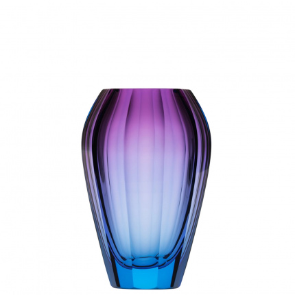 Moser-Diva Vase Aqua & Rose 20 Cm-30237360