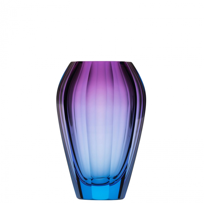 Moser-Diva Vase Aqua & Rose 20 Cm-30237360