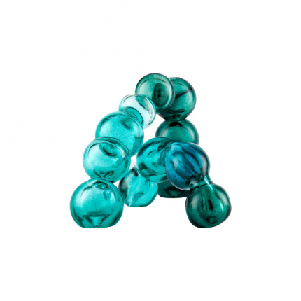 Seym Glass-Stellata Turquoise Cam Obje-30237216