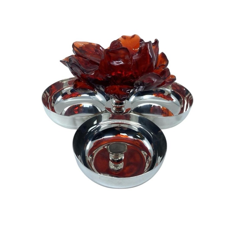 Unique by AV-Kırmızı Nilüfer 3'lü Çerezlik-30239739