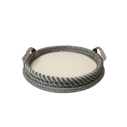 CaptainRA-Tepsi Yuvarlak Gri-30241794