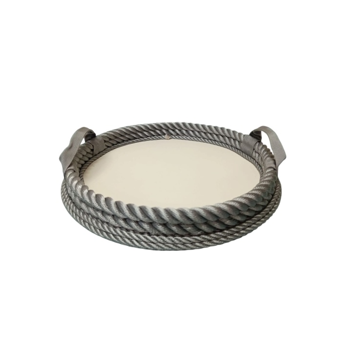 CaptainRA-Tepsi Yuvarlak Gri-30241794