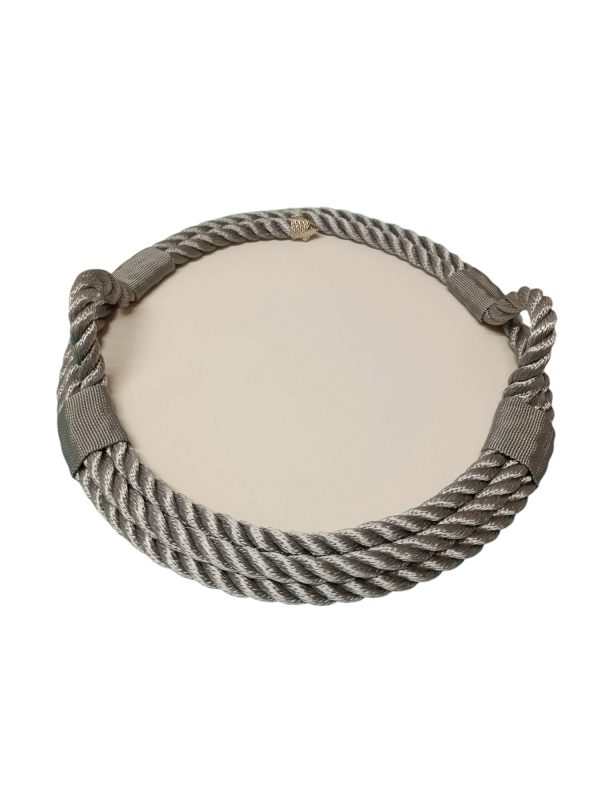 CaptainRA-Yuvarlak Tepsi Gri-30242296