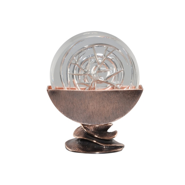 Urart-2'li Hitit Burma Bronz & Kristal Bardak Altlığı-30242869
