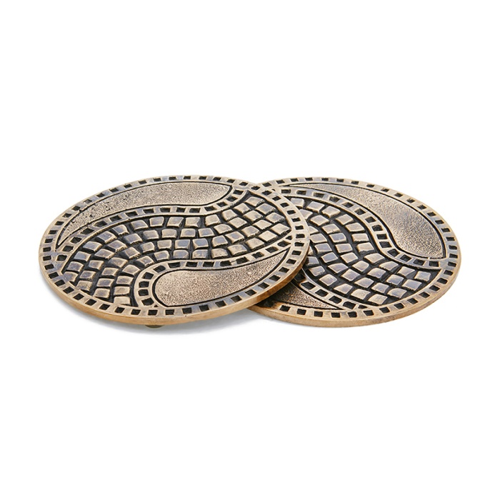 Urart-2'li Mozaik Bronz Bardak Altlığı-30242920
