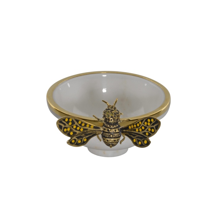 Urart-Arı Beyaz & Bronz Çanak-30242401