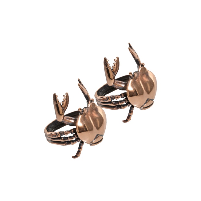 Urart-Yengeç Bronz Peçete Halkası 2'li-30243088