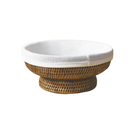 King Zoo-Rattan Ekmek Sepeti  Shine Honey Brown-30243613