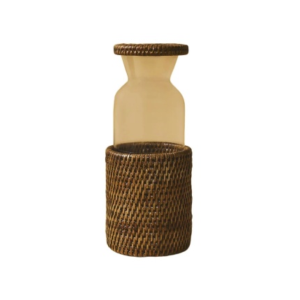 King Zoo-Vintage Rattan Sürahi Shine Honey Brown-30243811
